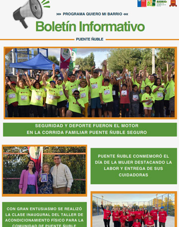 Boletín Quiero Mi Barrio Abril 2025